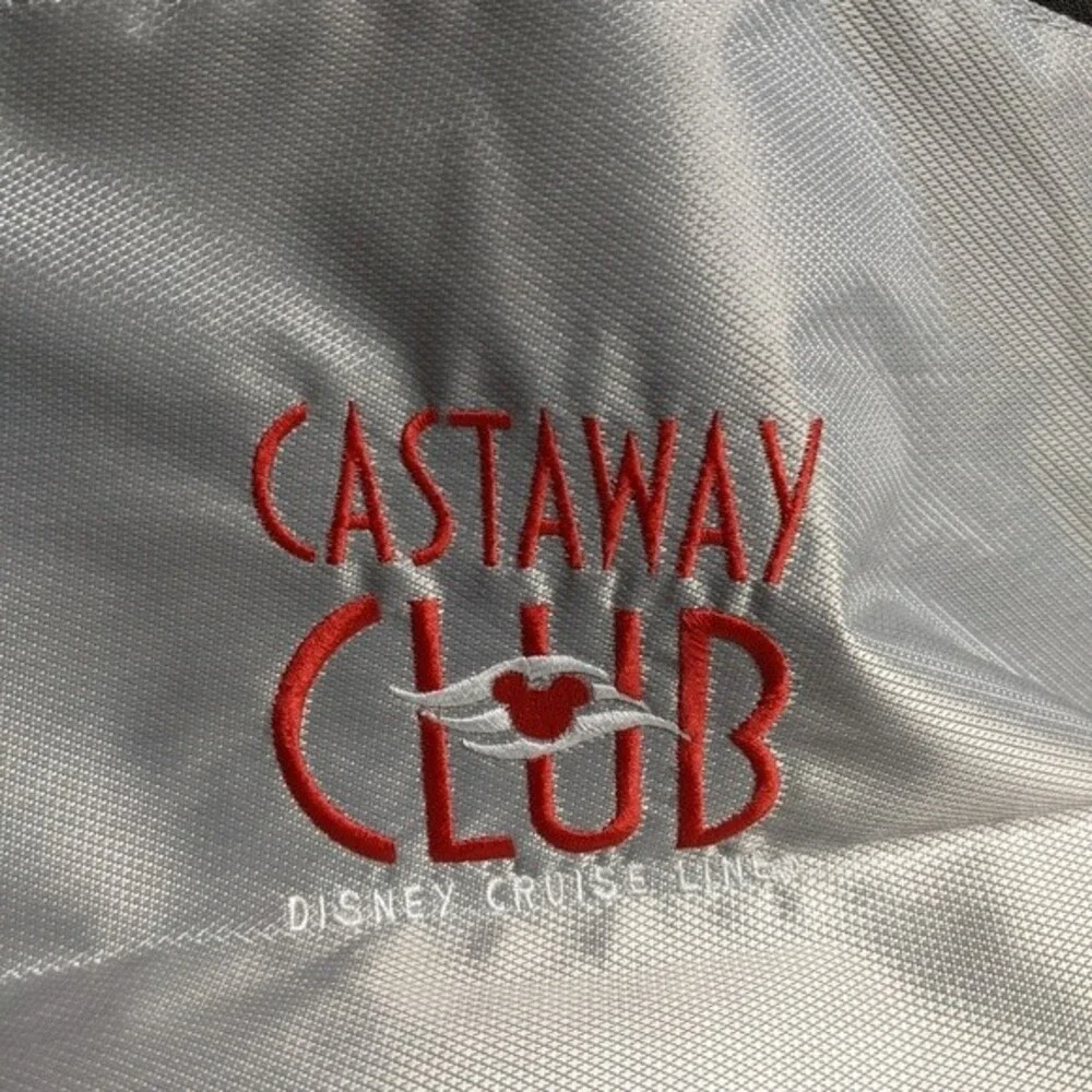 Disney Castaway Club Crossbody Back Bag Backpack Grey / Silver Cruise Vacation